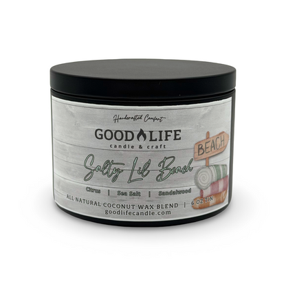 Salty Lil' Beach Scented Candle