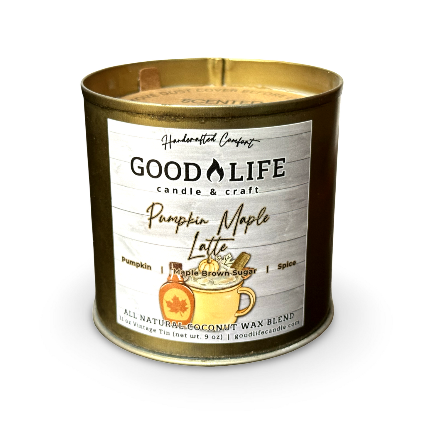 Pumpkin Maple Latte Scented Candle
