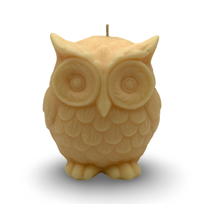 Owl Pillar Candle