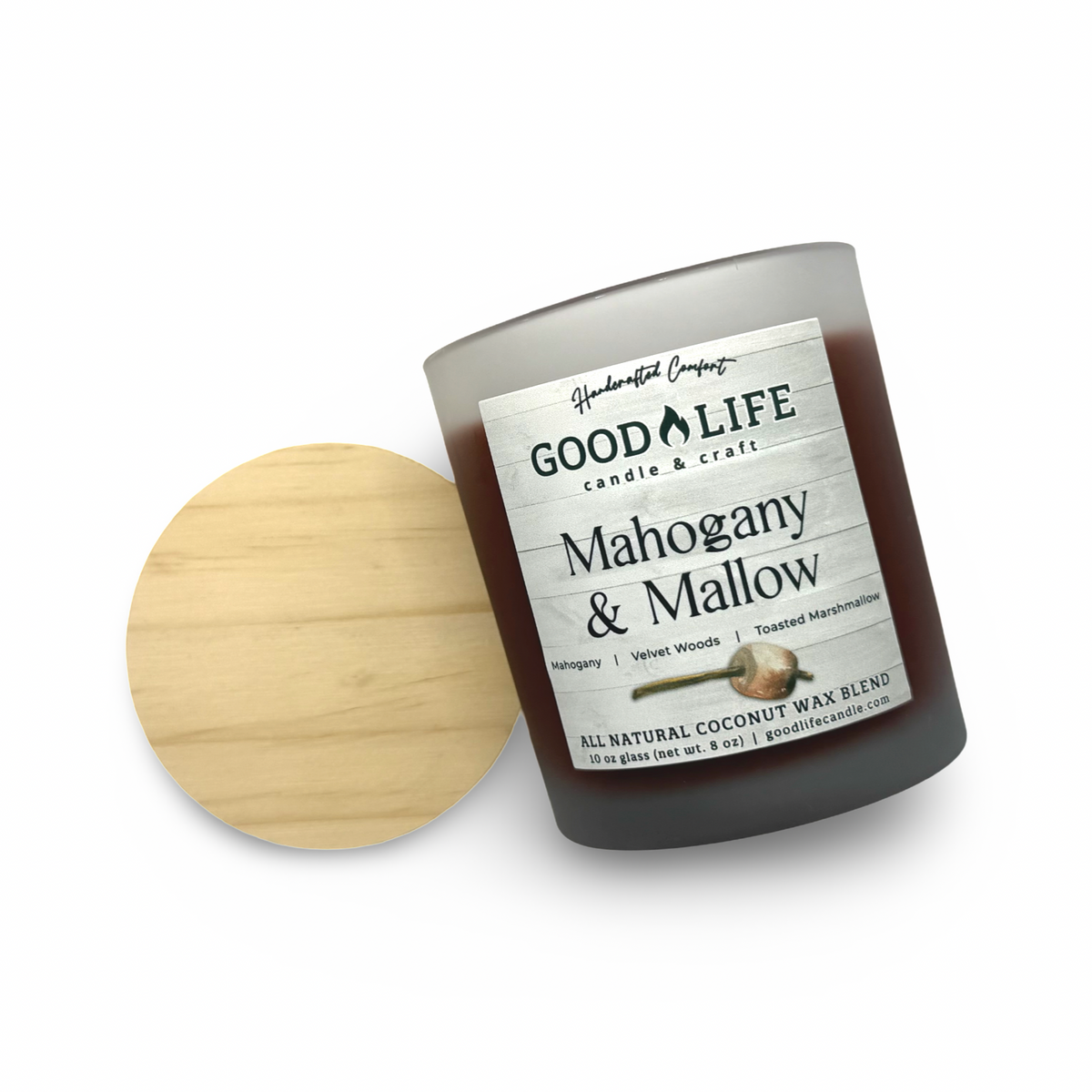 Mahogany & Mallow Scented Candle
