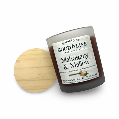 Mahogany & Mallow Scented Candle