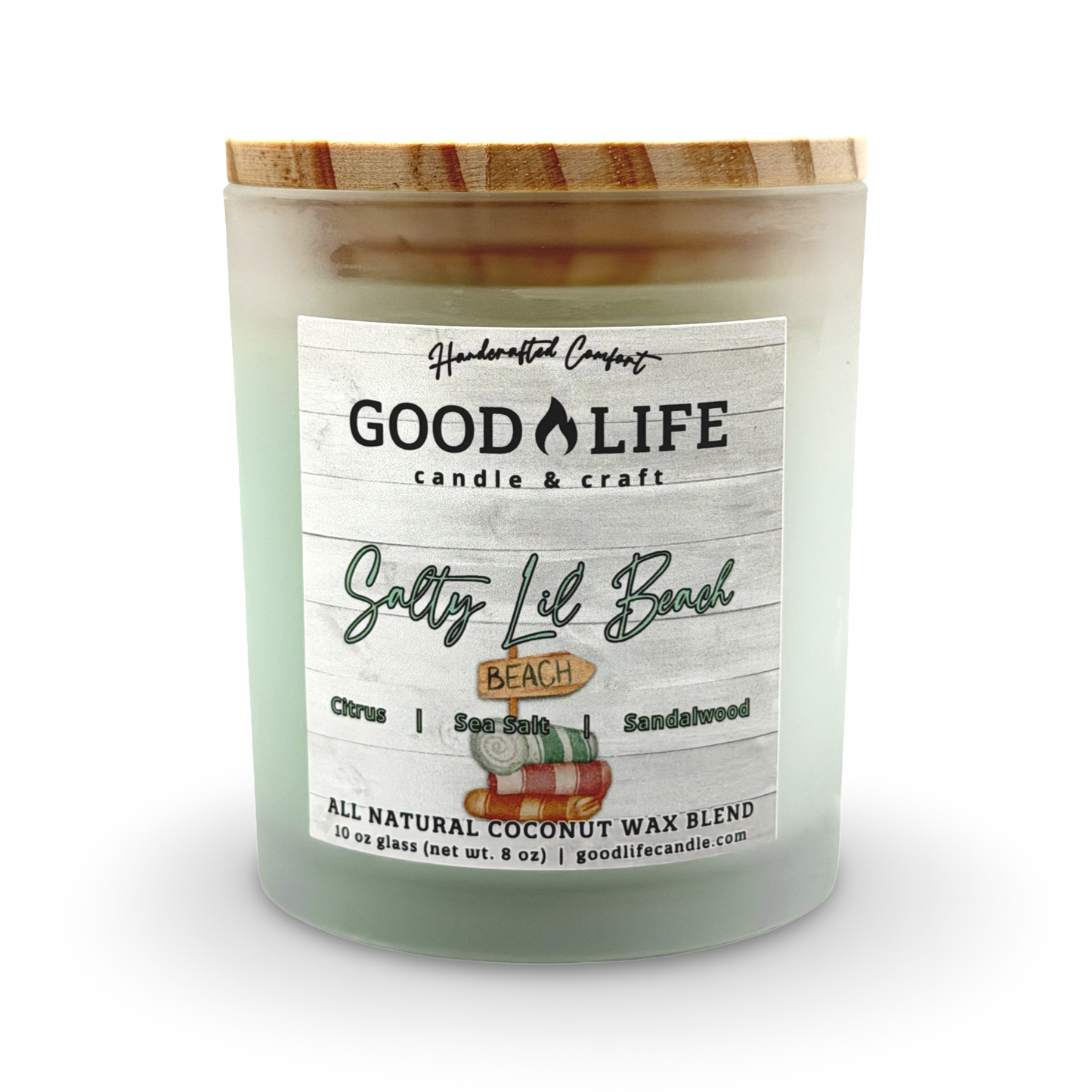 Salty Lil' Beach Scented Candle