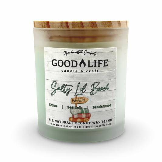 Salty Lil' Beach Scented Candle