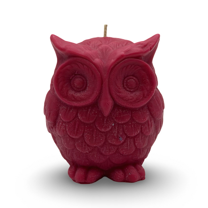 Owl Pillar Candle