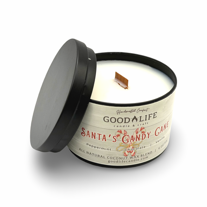 Santa's Candy Cane Scented Candle