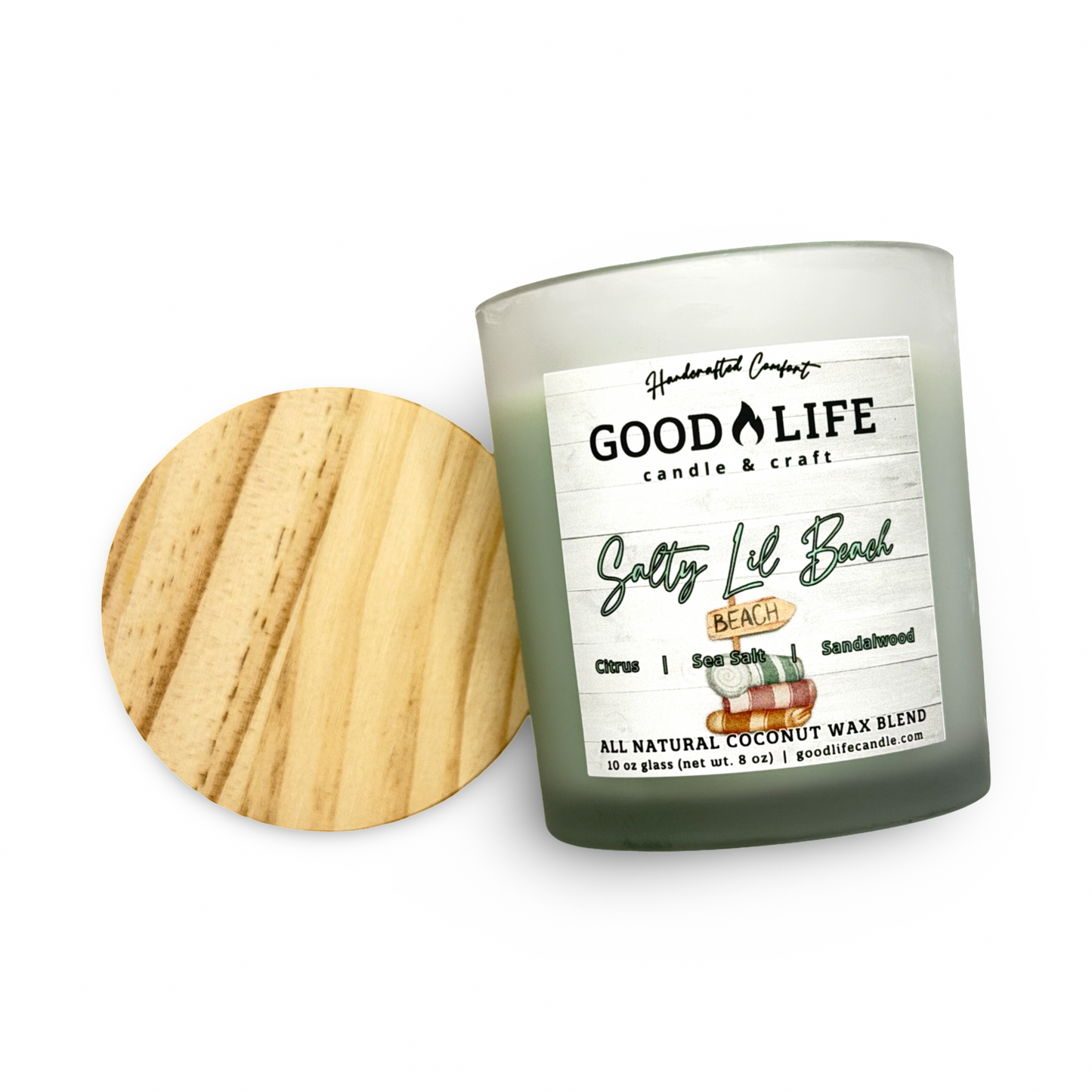 Salty Lil' Beach Scented Candle