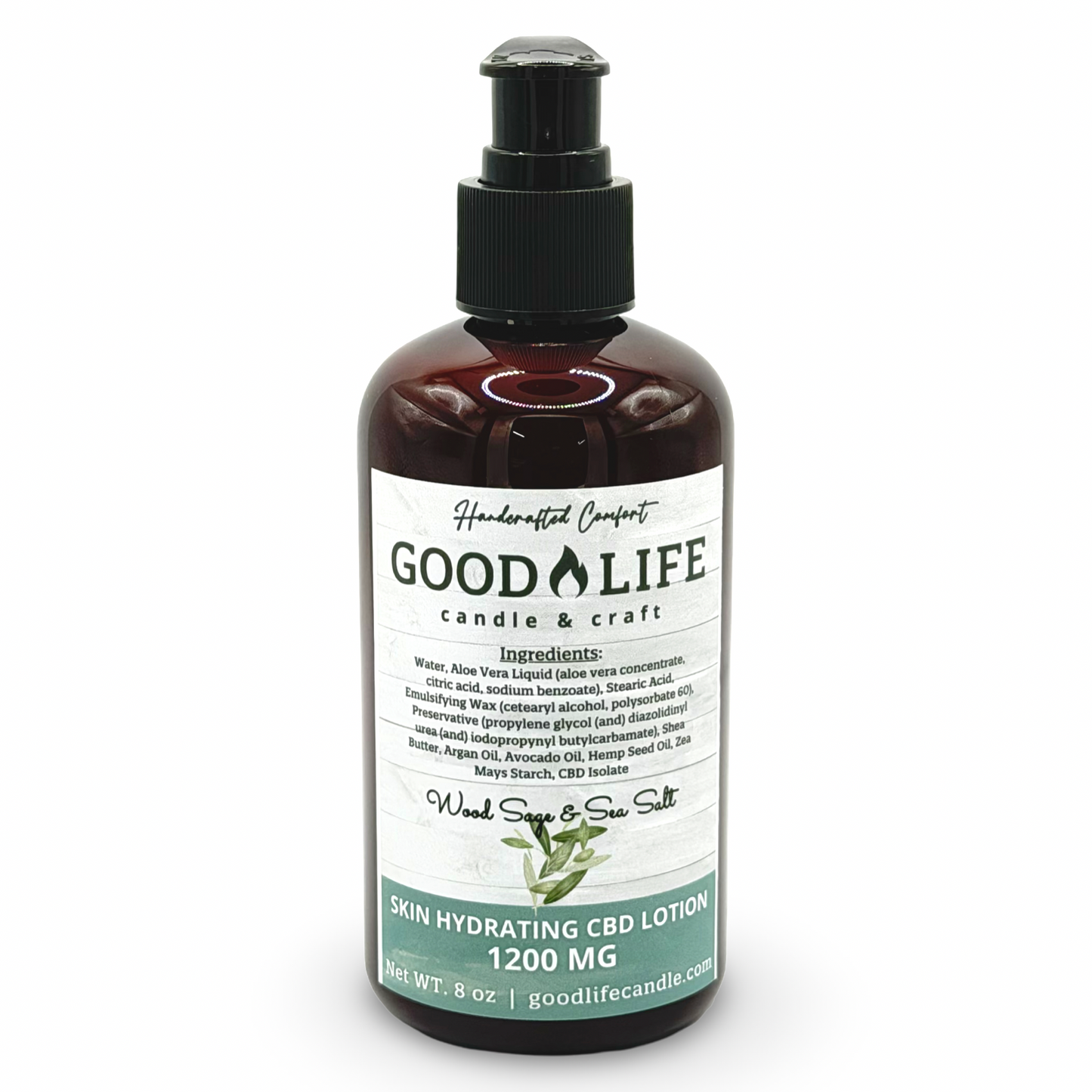 Wood Sage & Sea Salt Scented Lotion