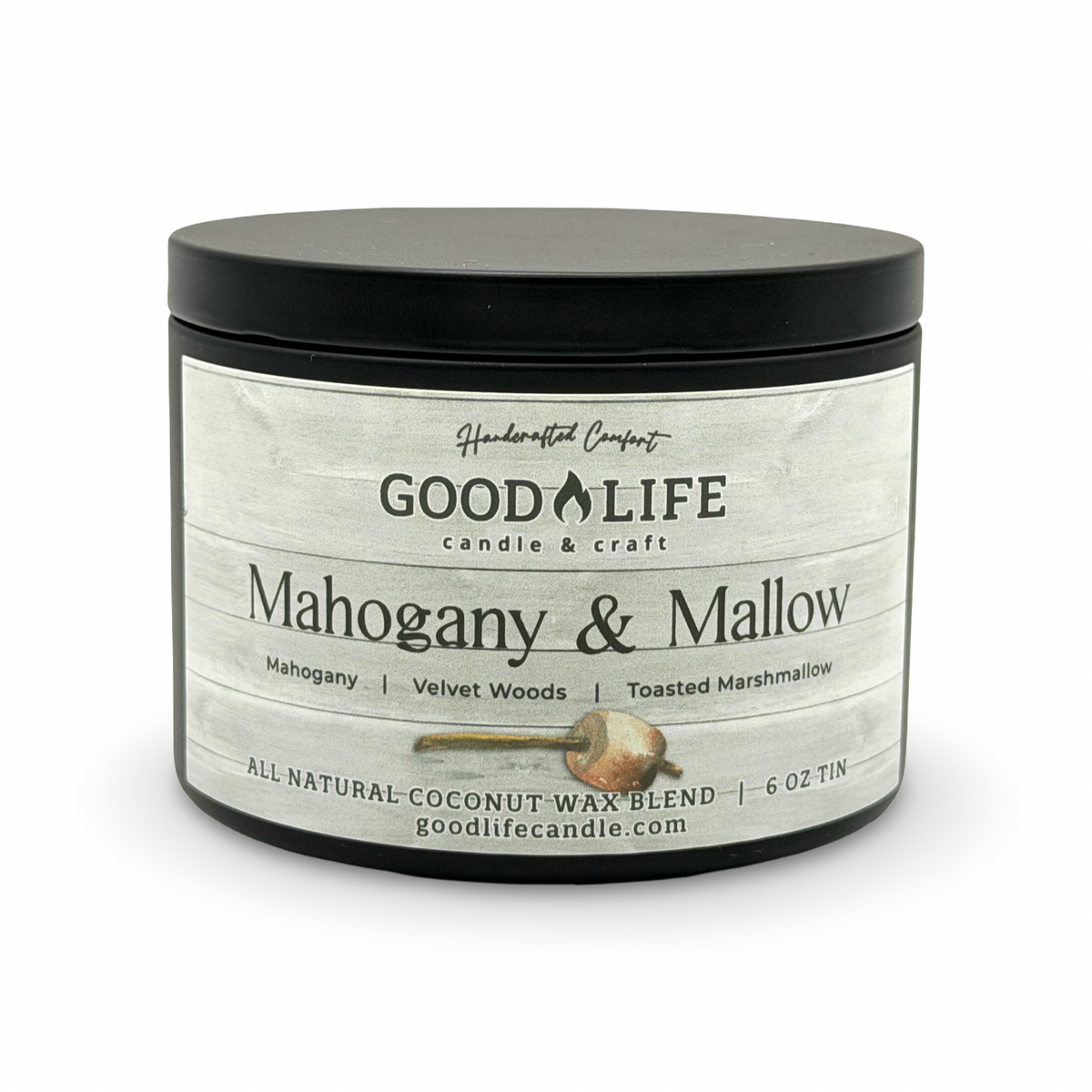 Mahogany & Mallow Scented Candle