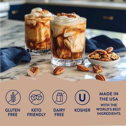 Sugar Free Maple Bourbon Pecan Syrup