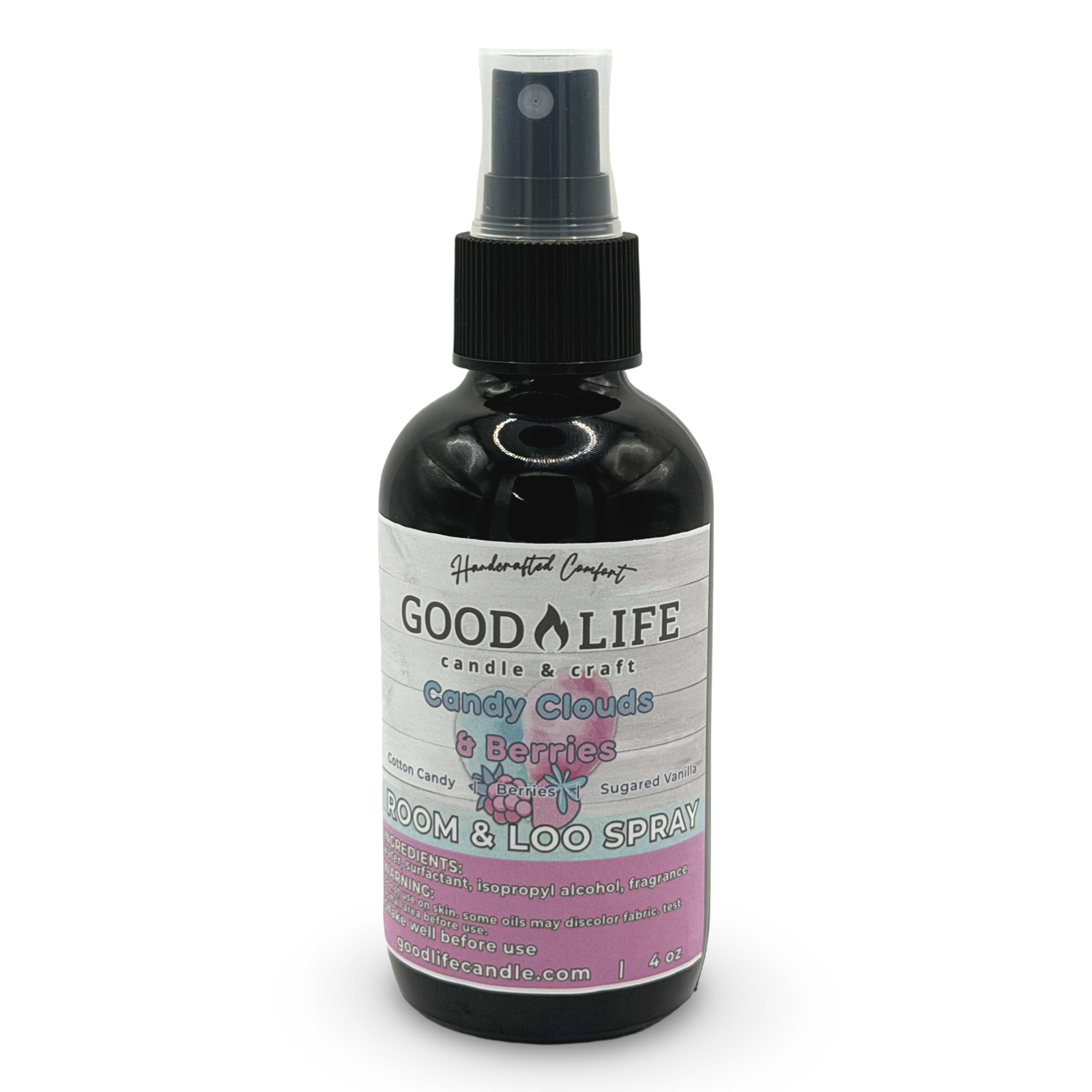 Candy Clouds & Berries Room & Loo Spray – Good Life Candle & Craft