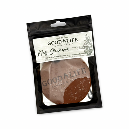 Nag Champa Scented Leather Air Freshener