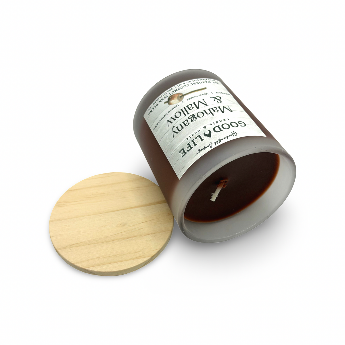 Mahogany & Mallow Scented Candle