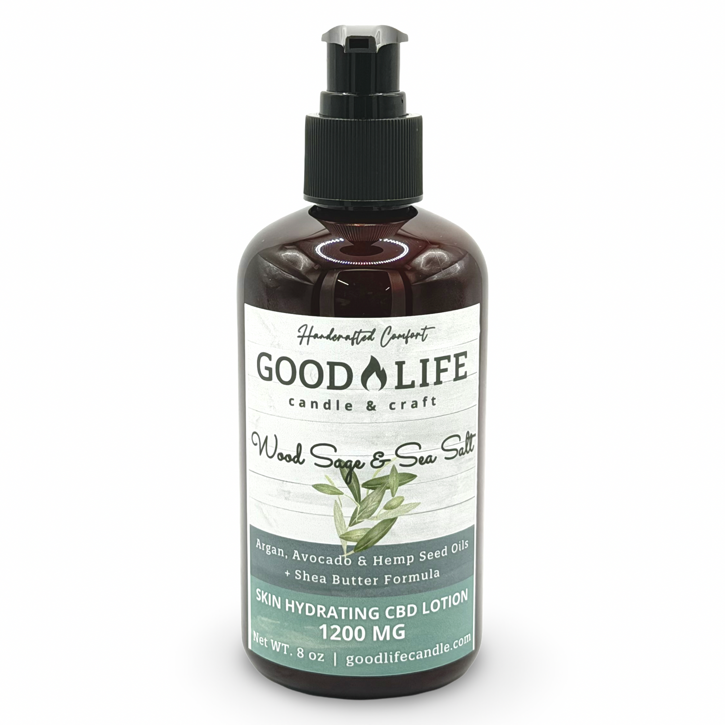 Wood Sage & Sea Salt Scented Lotion