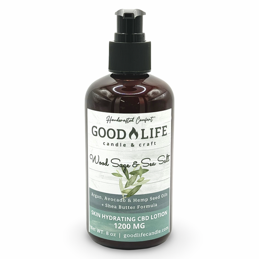 Wood Sage & Sea Salt Scented Lotion