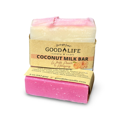White Peach & Hibiscus Vegan Bar Soap