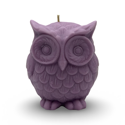 Owl Pillar Candle