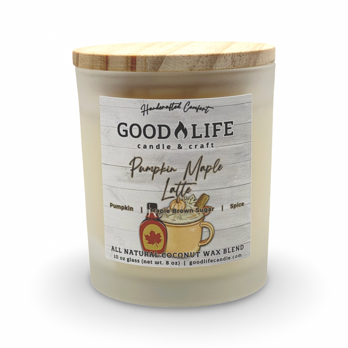 Pumpkin Maple Latte Scented Candle