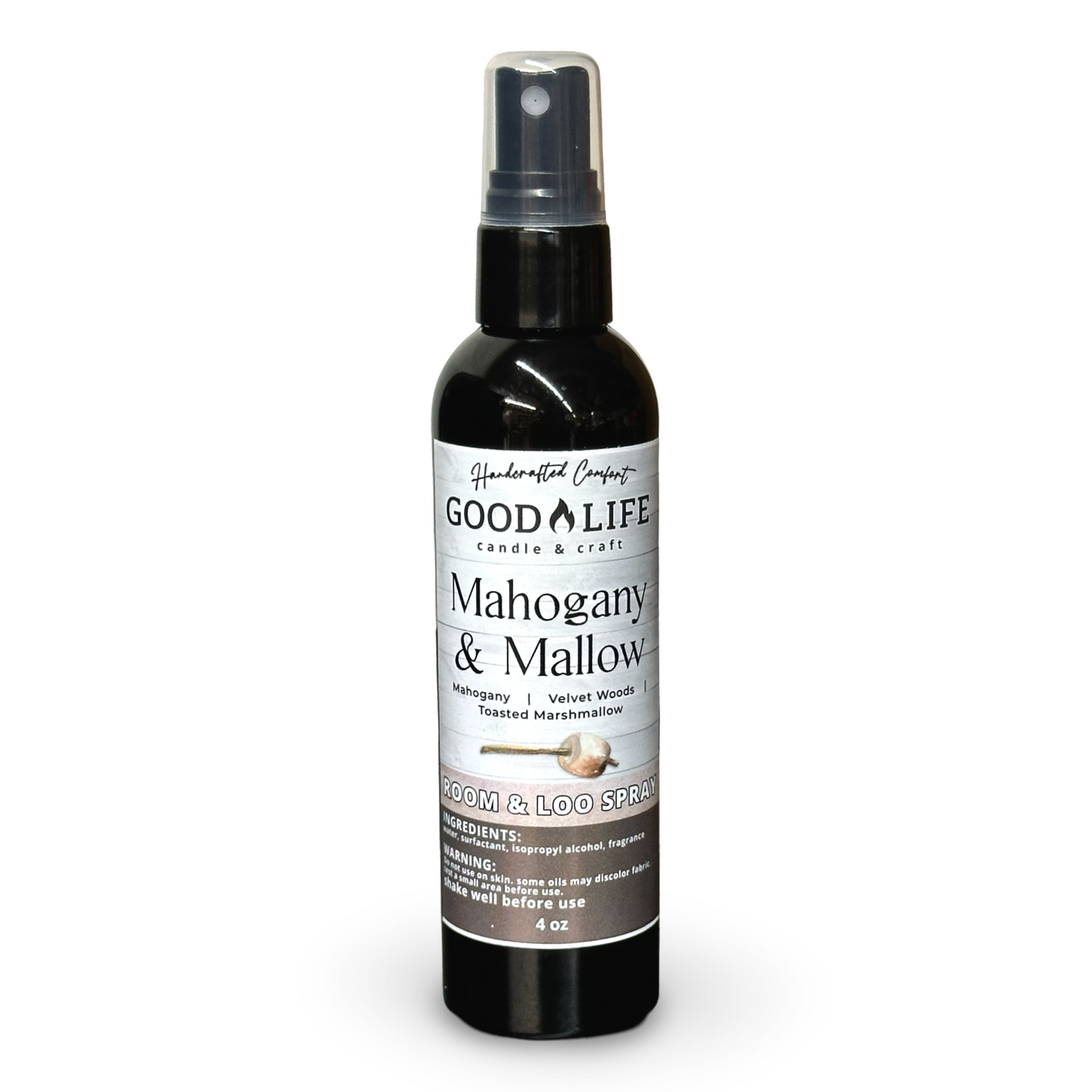 Mahogany & Mallow Room & Loo Spray - 4 oz