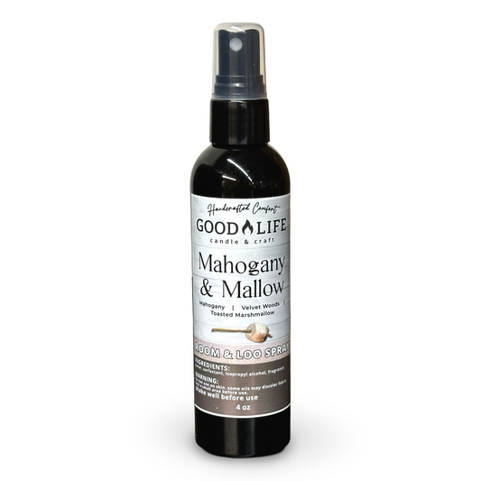 Mahogany & Mallow Room & Loo Spray - 4 oz