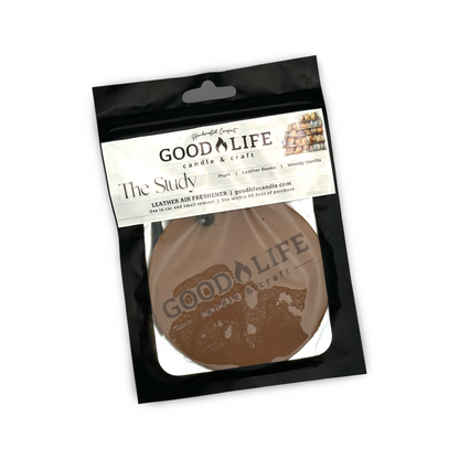 The Study Leather Air Freshener