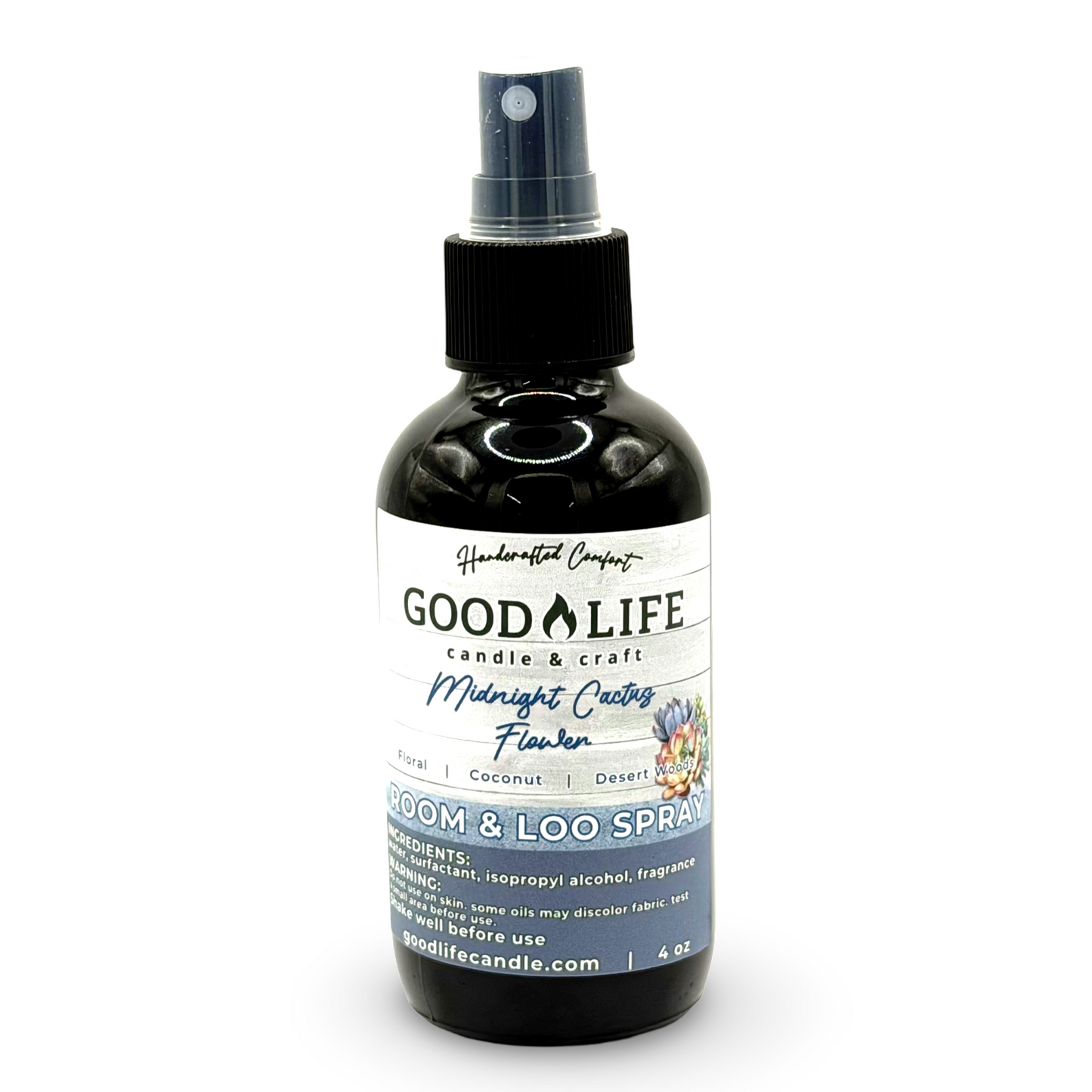 Midnight Cactus Flower Room & Loo Spray - 4 oz