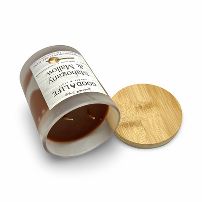 Mahogany & Mallow Scented Candle