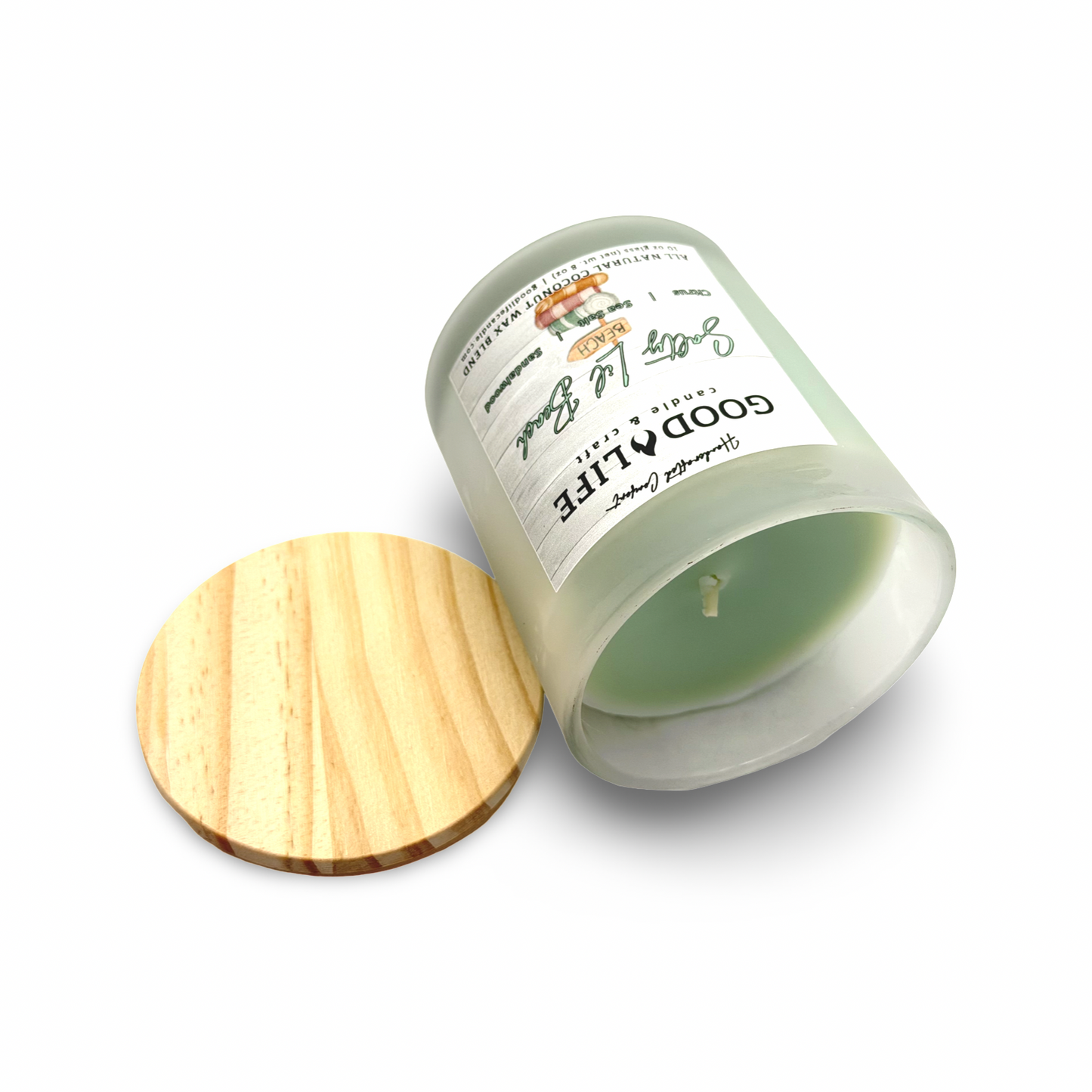 Salty Lil' Beach Scented Candle