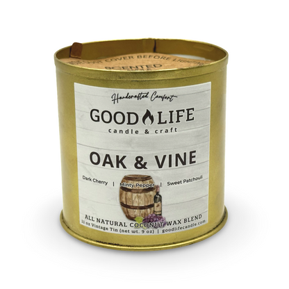 Oak & Vine Scented Candle