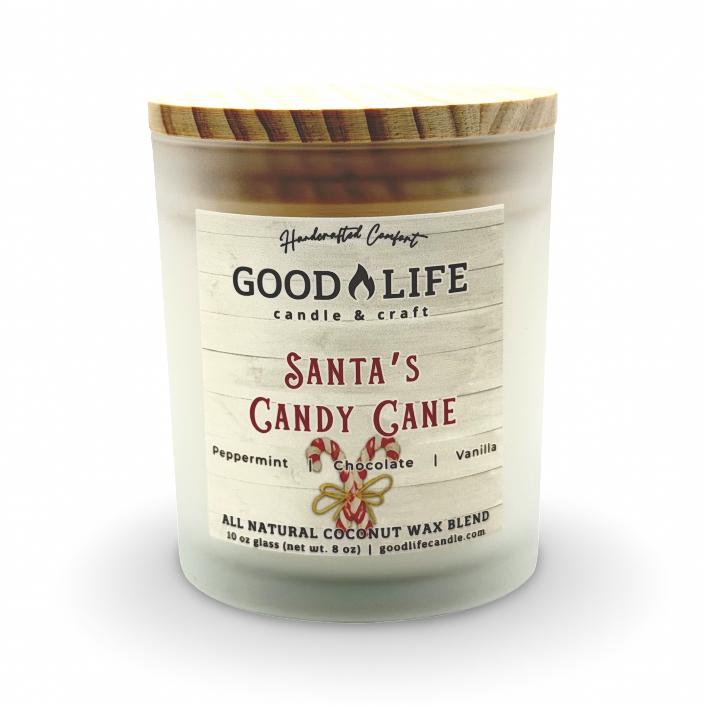 Santa's Candy Cane Scented Candle
