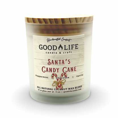 Santa's Candy Cane Scented Candle