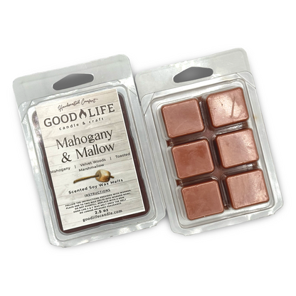 Mahogany & Mallow Scented Wax Melts