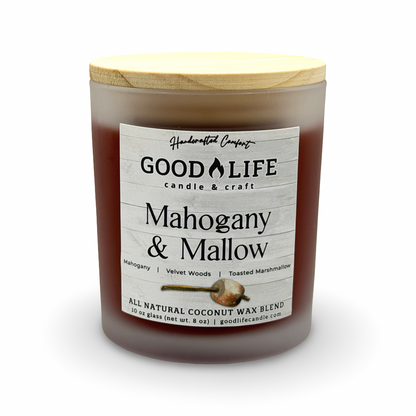 Mahogany & Mallow Scented Candle