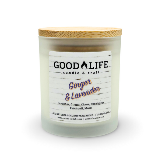 Ginger & Lavender Scented Candle