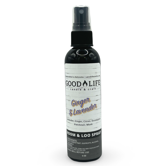 Ginger & Lavender Room & Loo Spray - 4 oz