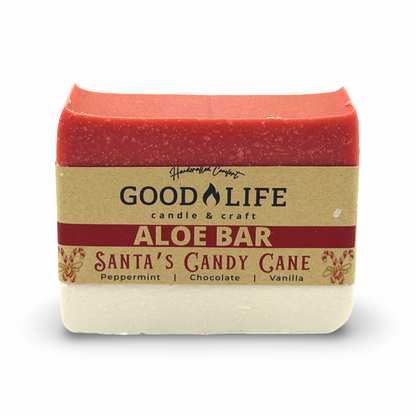 Santa's Candy Cane Bar Soap