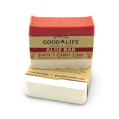 Santa's Candy Cane Bar Soap