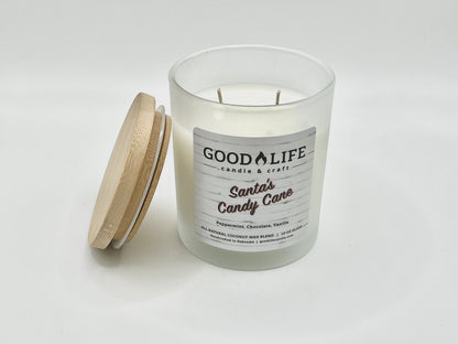 Santa's Candy Cane Scented Candle