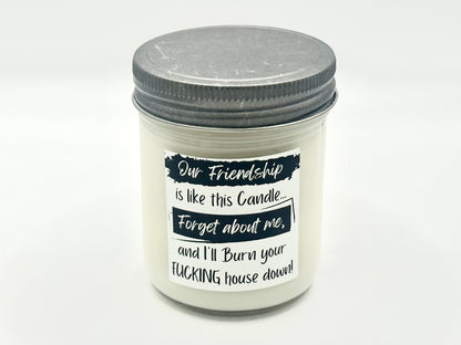 Create Your Own Gift Basket -  Funny & Sweary Label Candle