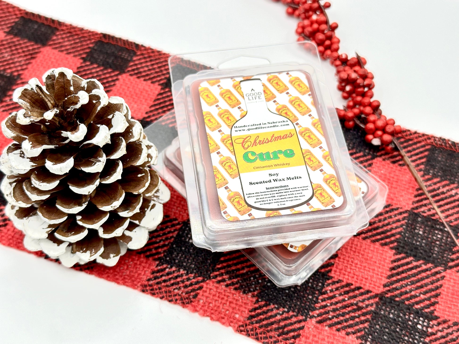 Christmas Cure Scented Wax Melt – Good Life Candle & Craft