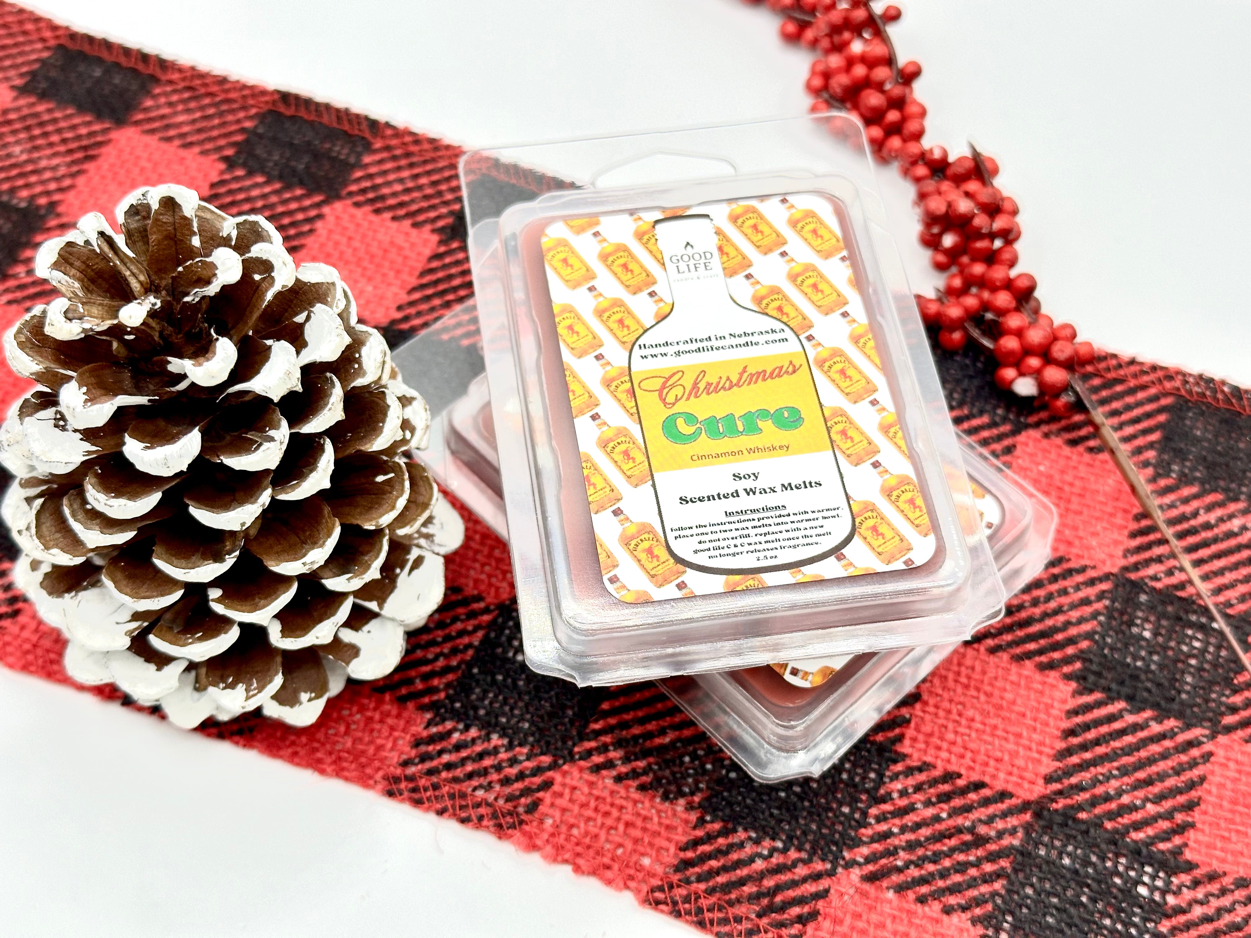 Christmas Cure Scented Wax Melt – Good Life Candle & Craft