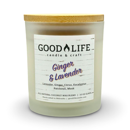 Ginger & Lavender Scented Candle
