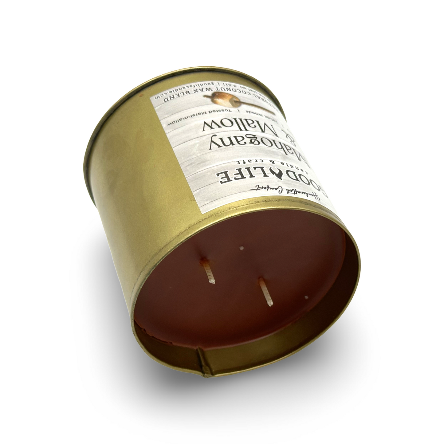 Mahogany & Mallow Scented Candle