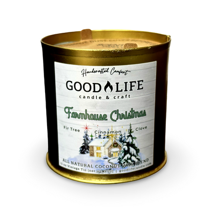 Farmhouse Christmas Scented Candle