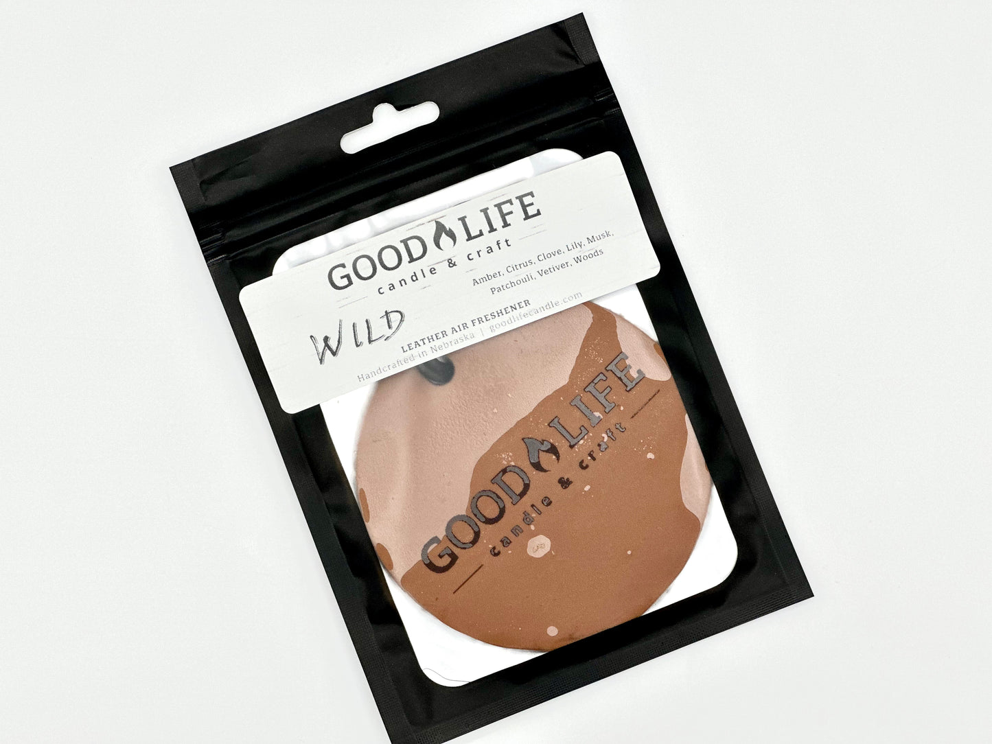 Wild Scented Leather Air Freshener