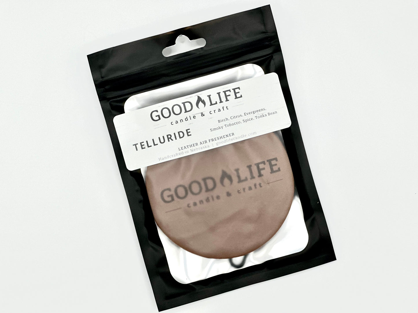 Telluride Scented Leather Air Freshener