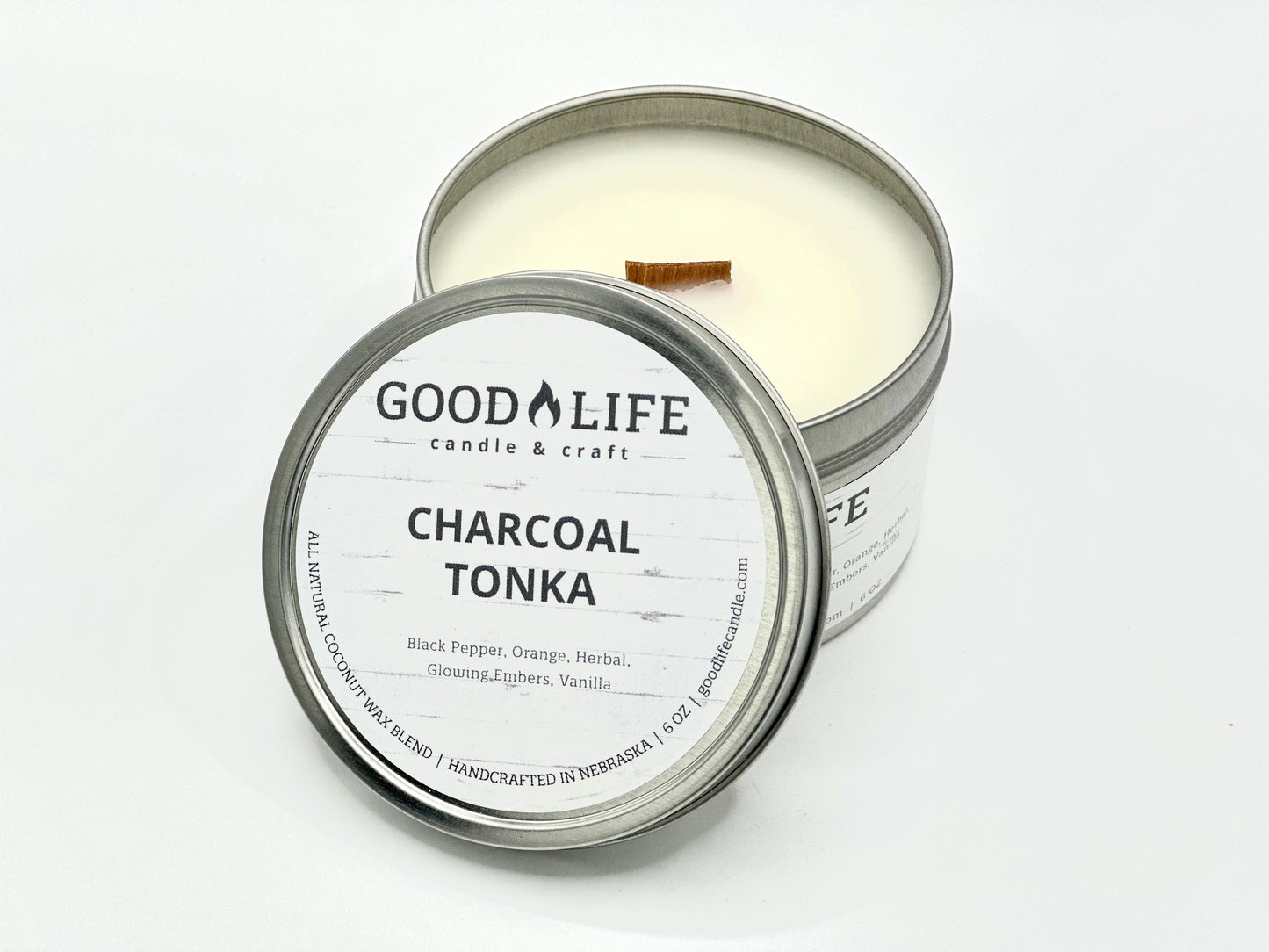 Charcoal Tonka Scented Candle