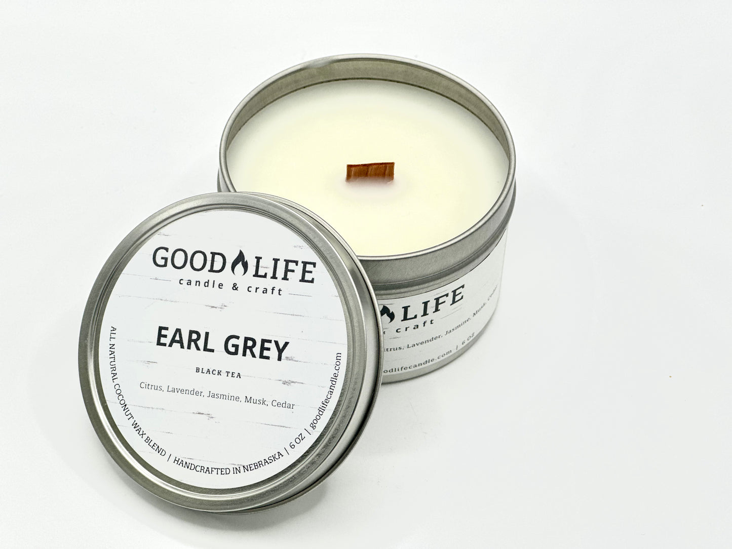 Earl Grey Black Tea Scented Candle