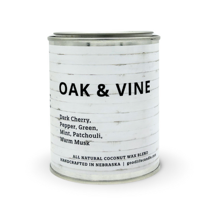 Oak & Vine Scented Candle