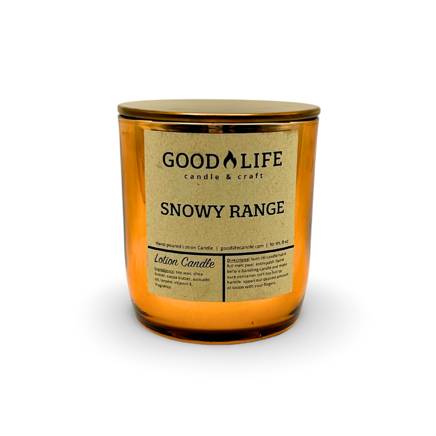 Snowy Range Scented Lotion Candle