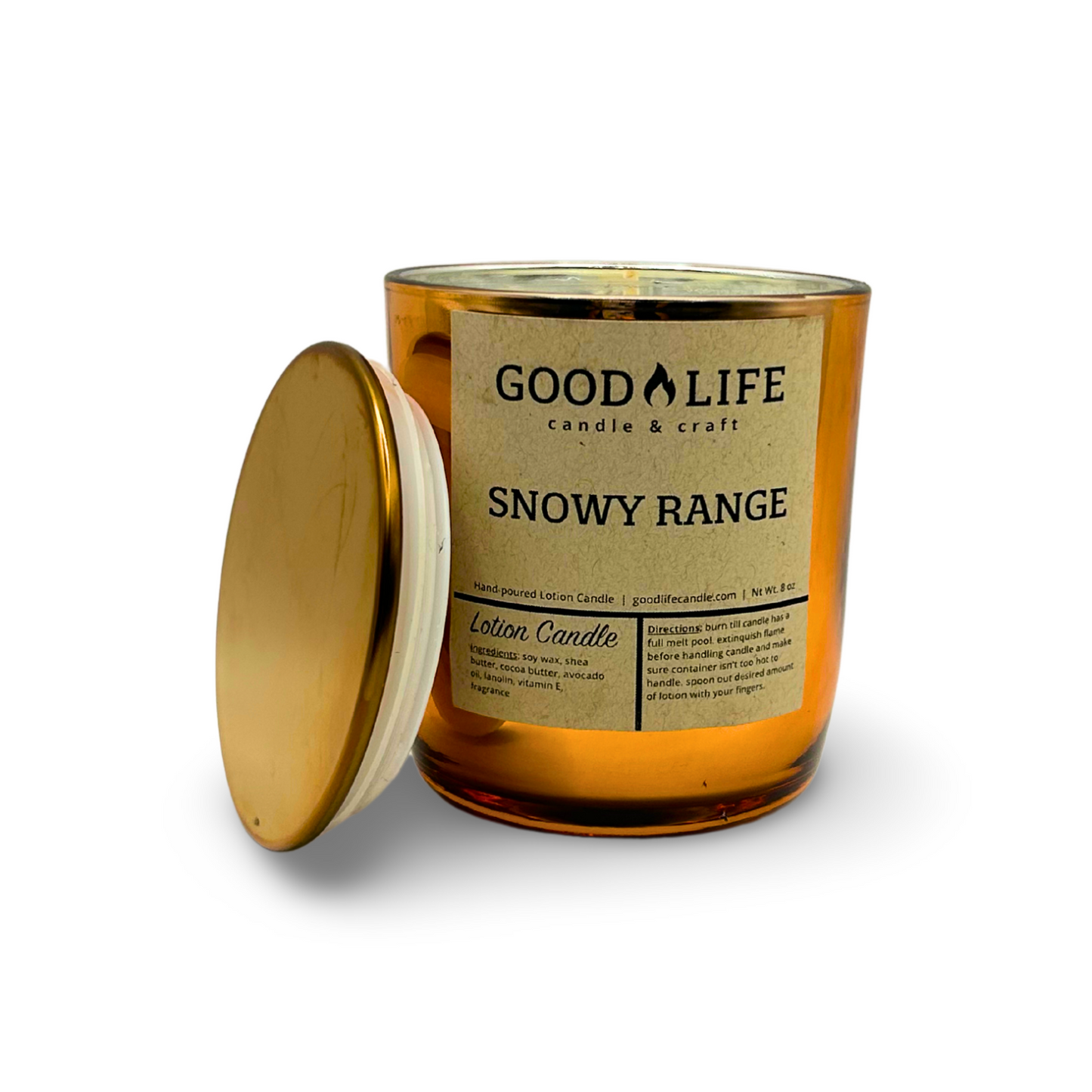 Snowy Range Scented Lotion Candle